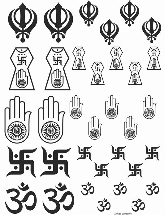 All God Symbols 06 Insert Sheet