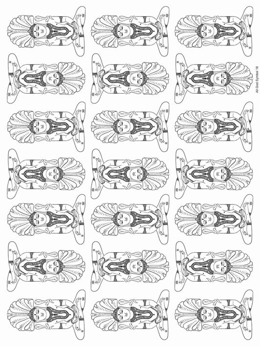 All God Symbols 16 Insert Sheet