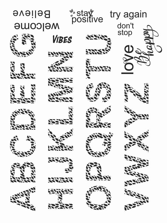 Alphabet 02 Insert Sheet