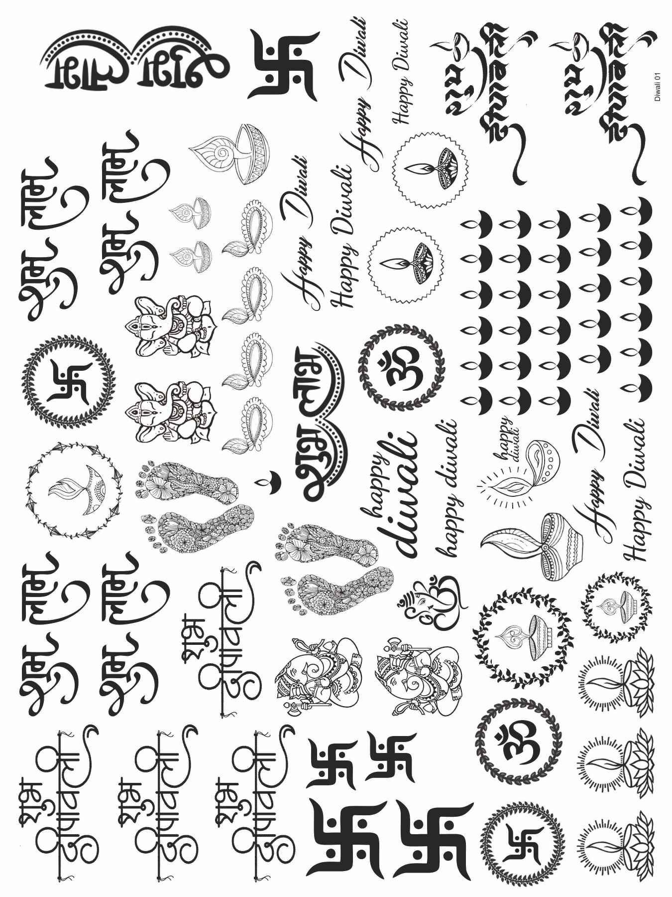 Diwali 01 Insert Sheet