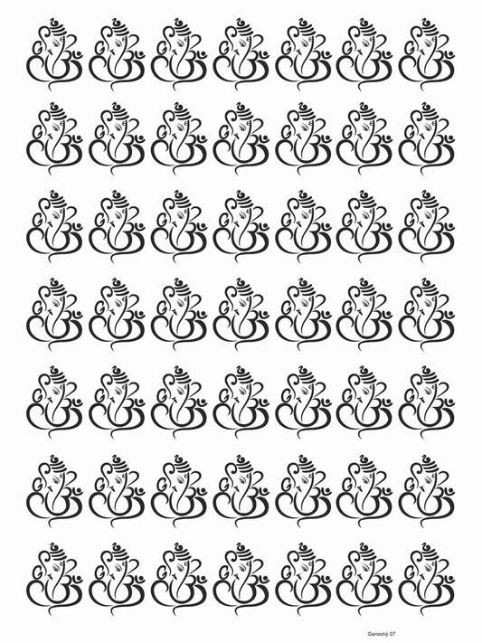 Ganeshji 07 Metal Insert Sheet