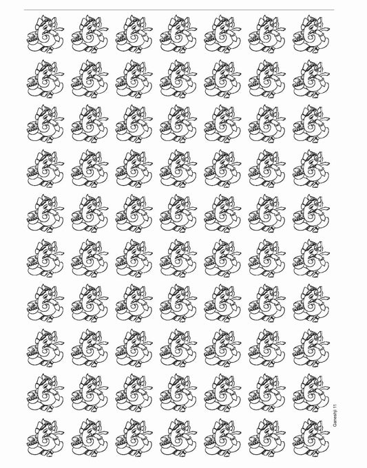 Ganeshji 11 Insert Sheet