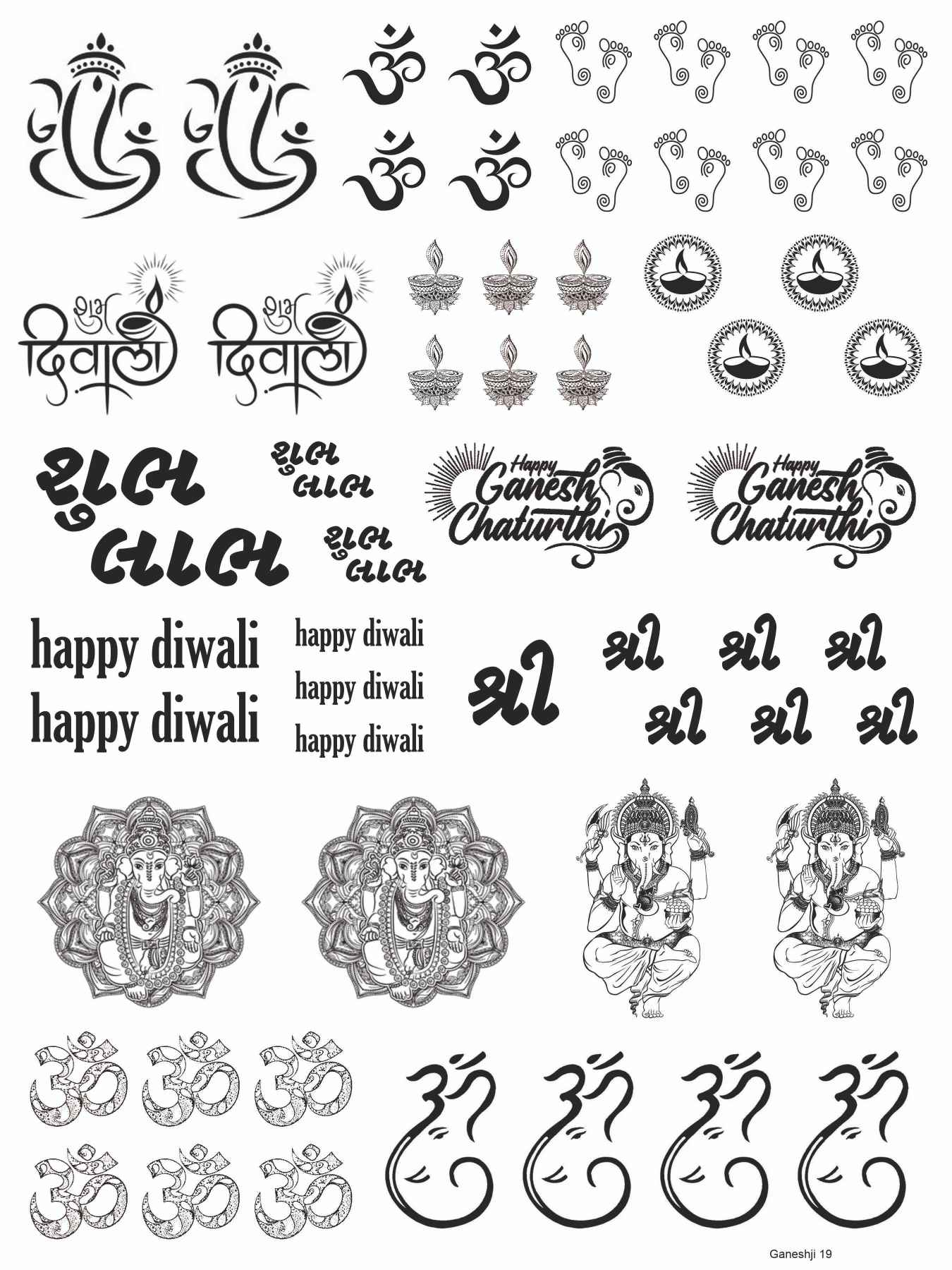 Ganeshji 19 Insert Sheet