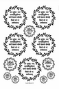 Gayatri Mantra 01 Golden Embossed Sheet A5 Size