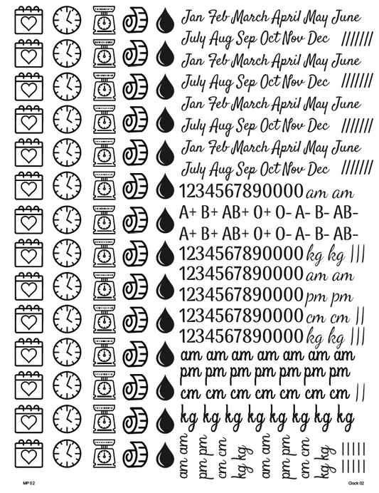 General 54 Insert Sheet